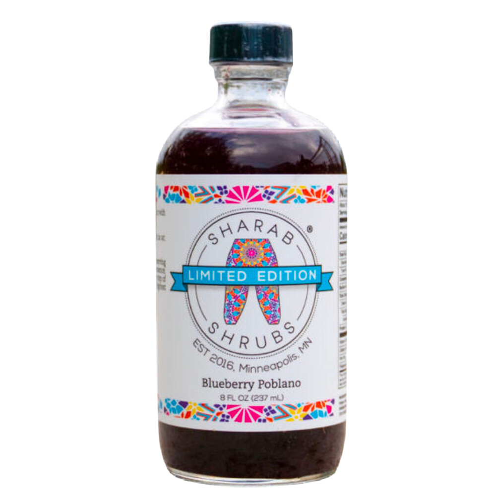 [8oz] Sharab Shrubs Blueberry Poblano