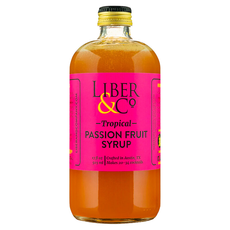 [9.5oz] Liber &amp; Co Passion Fruit Syrup