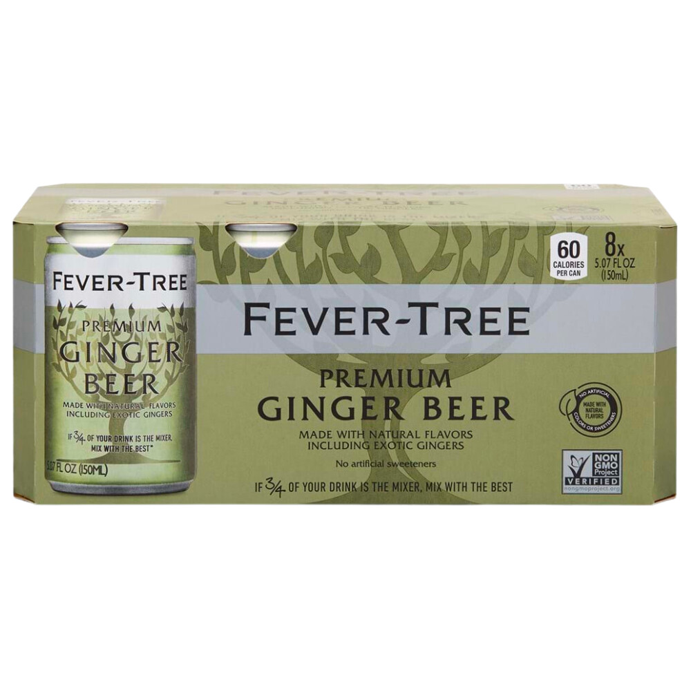 Fever Tree Ginger Beer 8pk Cans