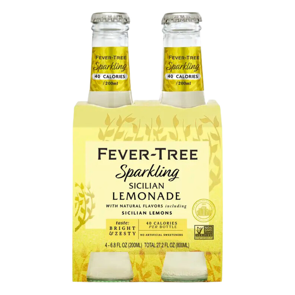 Fever Tree Sicilian Lemonade 4pk Bottles