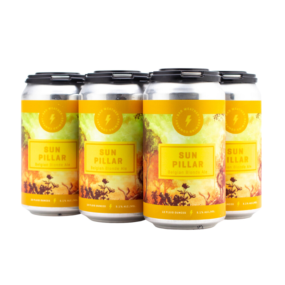 Bad Weather Sun Pillar Belgian Blonde Ale 6pk Can