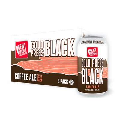 Bent Paddle Cold Press Black Ale 6pk Cans