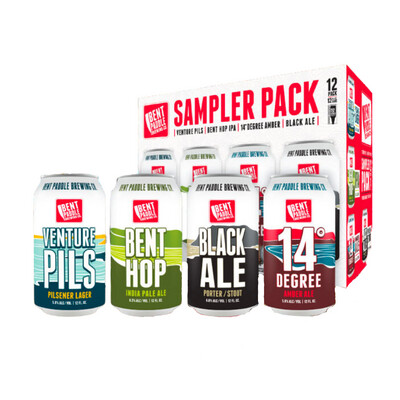 Bent Paddle Sampler Pack 12pk Can