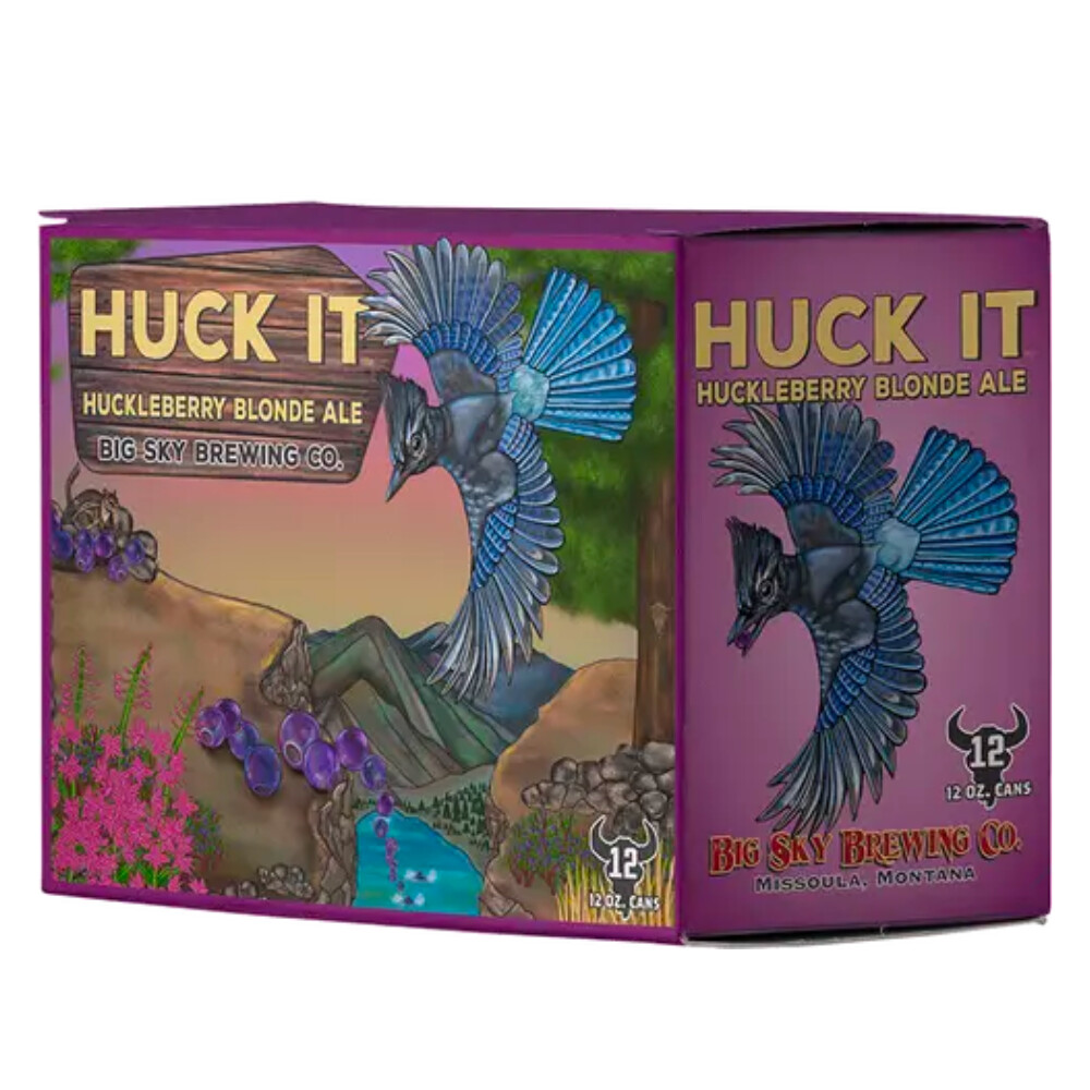 Big Sky Huck It Huckleberry Blonde Ale 6pk Can