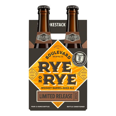 Boulevard Rye on Rye Whiskey Barrel Aged Ale 4pk