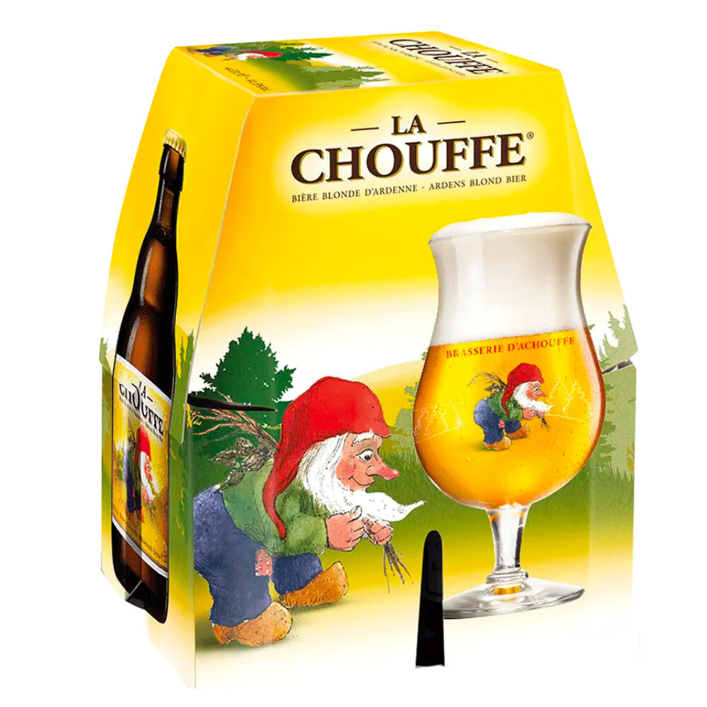 Brasserie D&#39;Achouffe La Chouffe Blonde Ale 4pk