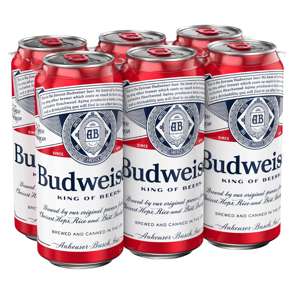 Budweiser 6pk 16oz Can