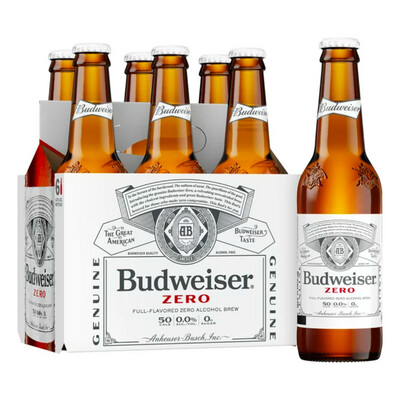 Budweiser Zero 6pk Non-Alcoholic