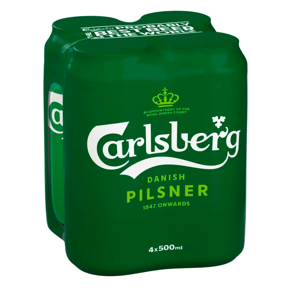 Carlsberg Pilsner 4pk Cans