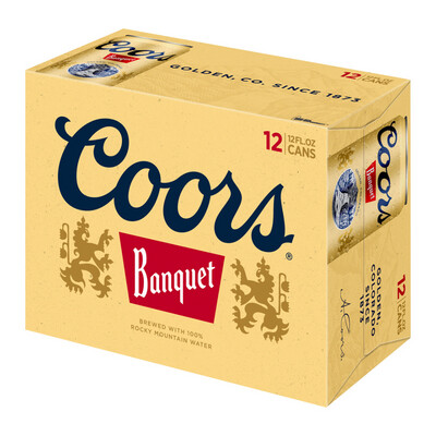 Coors Banquet 12pk Can