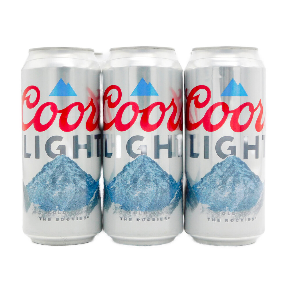 Coors Light 6pk 16oz Cans