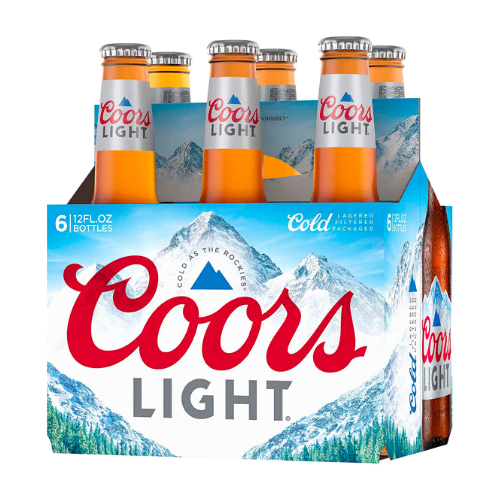 Coors Light 6pk Bottle