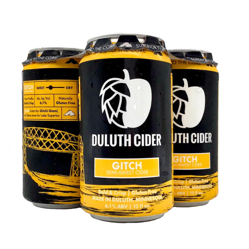 Duluth Cider Gitch Semi-Sweet 4pk Can