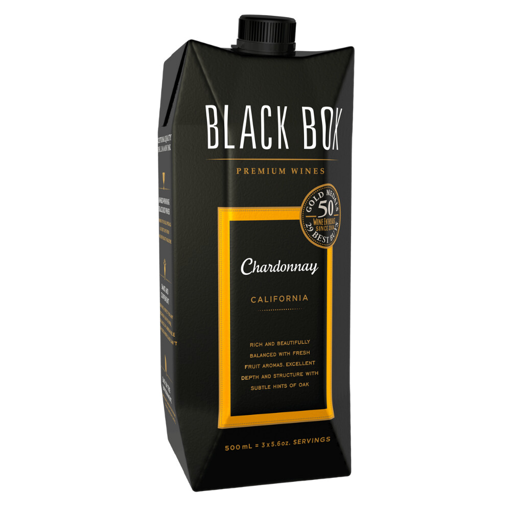 [500ML] Black Box Chardonnay California NV