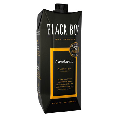 [500ML] Black Box Chardonnay California NV