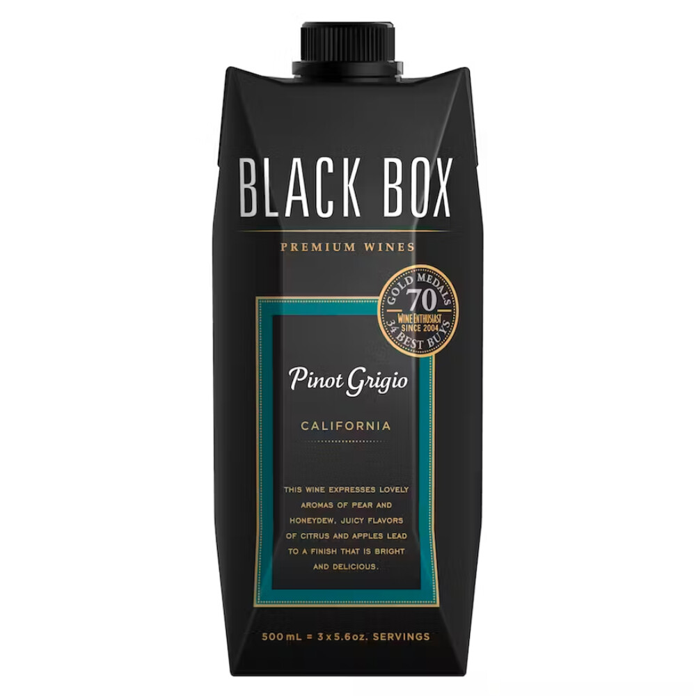 [500ML] Black Box Pinot Grigio California NV