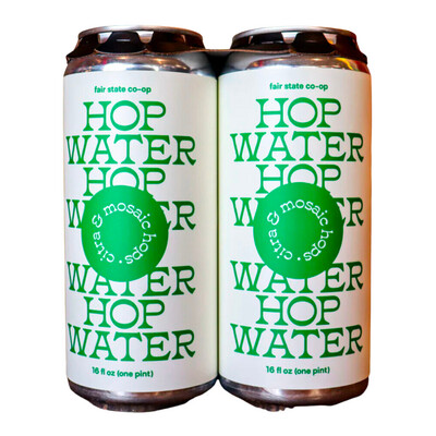 Fair State Citra & Mosaic Hop Water 4pk Can