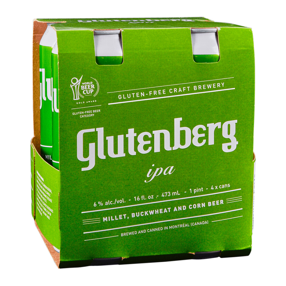 Glutenberg IPA Gluten Free 4pk Can