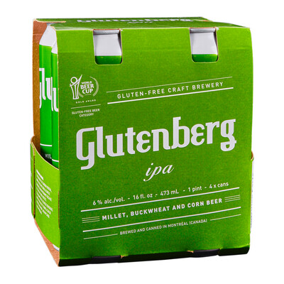 Glutenberg IPA Gluten Free 4pk Can