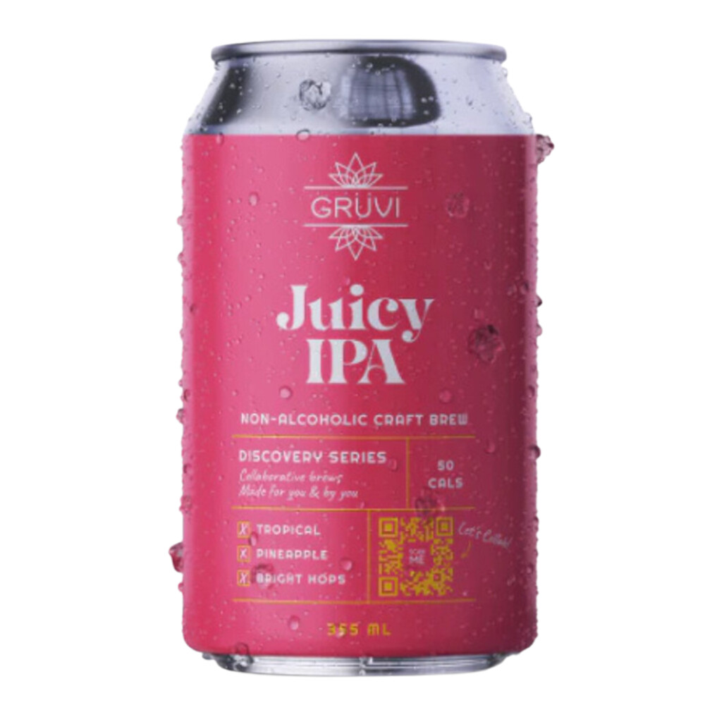 Gruvi Non-Alcoholic Juicy IPA 6pk Can