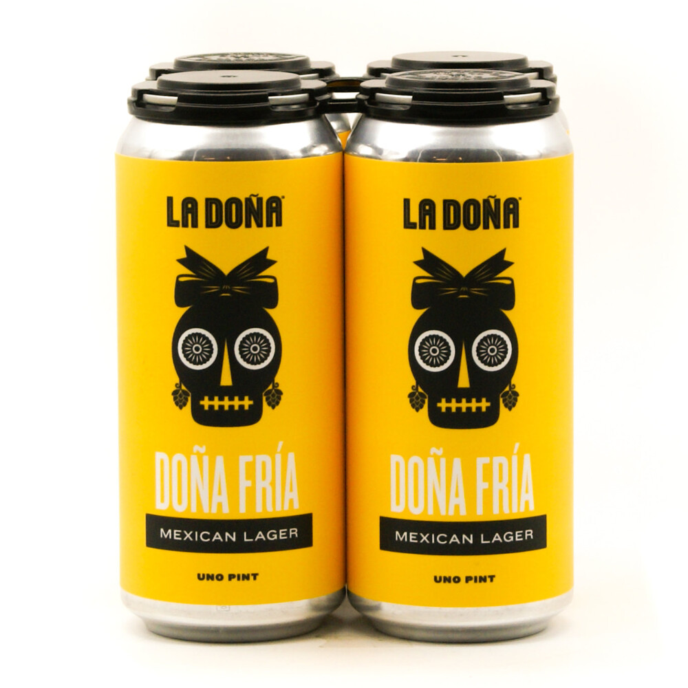 La Dona Dona Fria Mexican Lager 4pk Cans