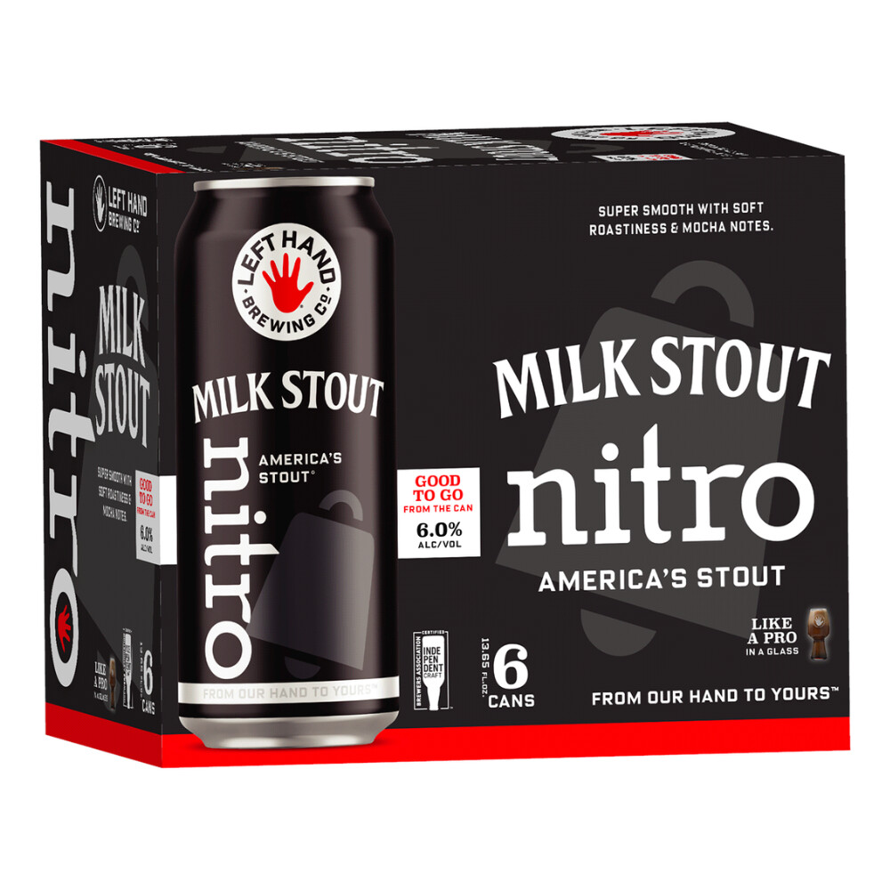 Left Hand Nitro Milk Stout 6pk Can