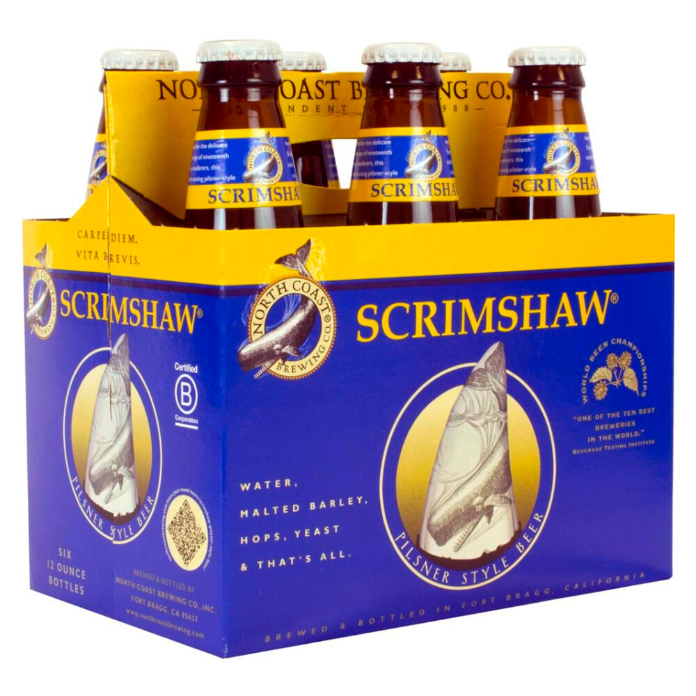 North Coast Scrimshaw Pilsner 6pk