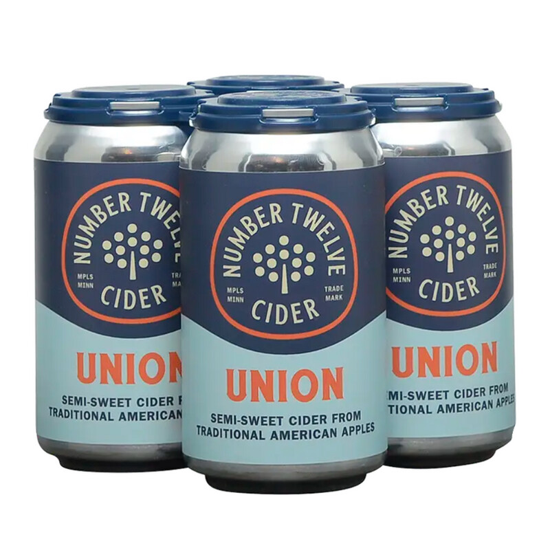 Number Twelve Union SemiSweet Cider 4pk Cans