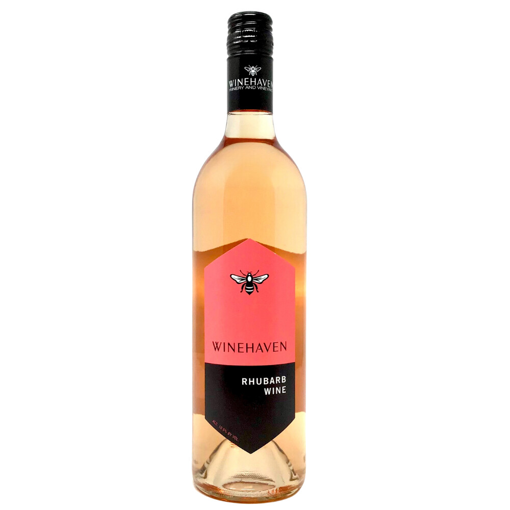 Winehaven Rhubarb Wine Minnesota NV