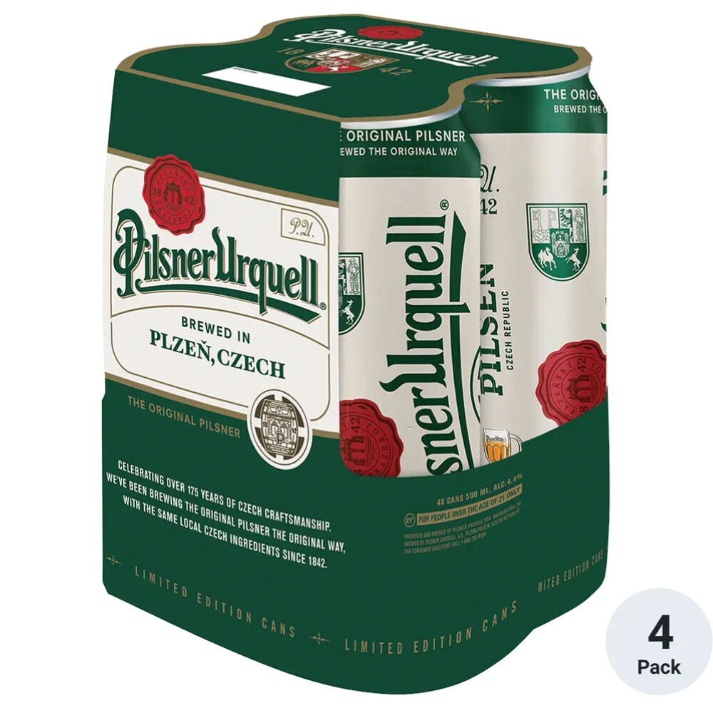 Pilsner Urquell 4pk Can