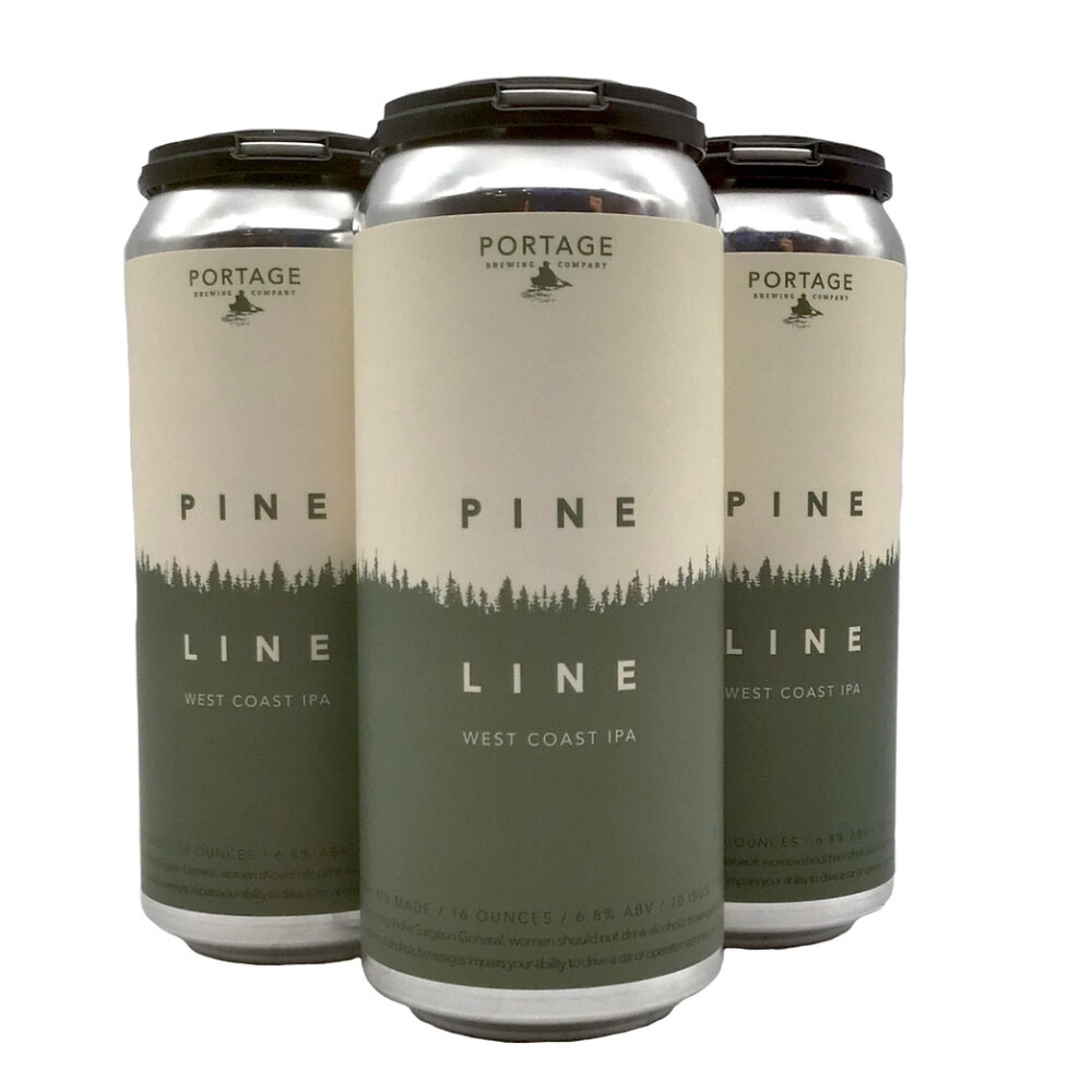 Portage Pine Line West Coast IPA 4pk Can