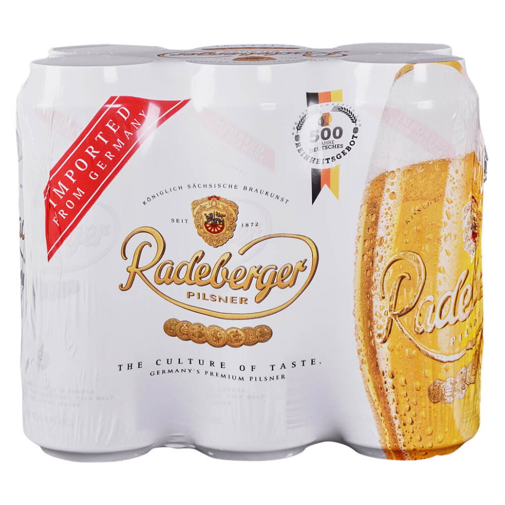 Radeberger Pilsner 6pk Cans