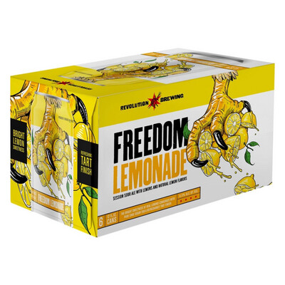 Revolution Freedom Lemonade Session Sour 6pk Cans