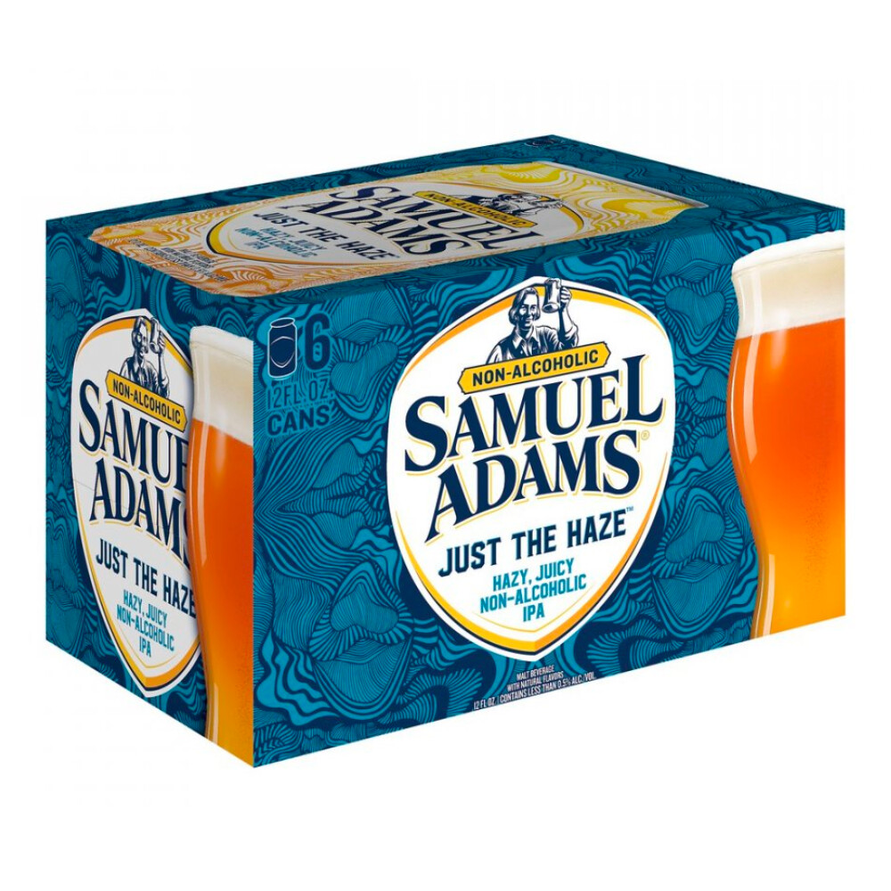Sam Adams Just The Haze Non-Alcoholic IPA 6pk Can