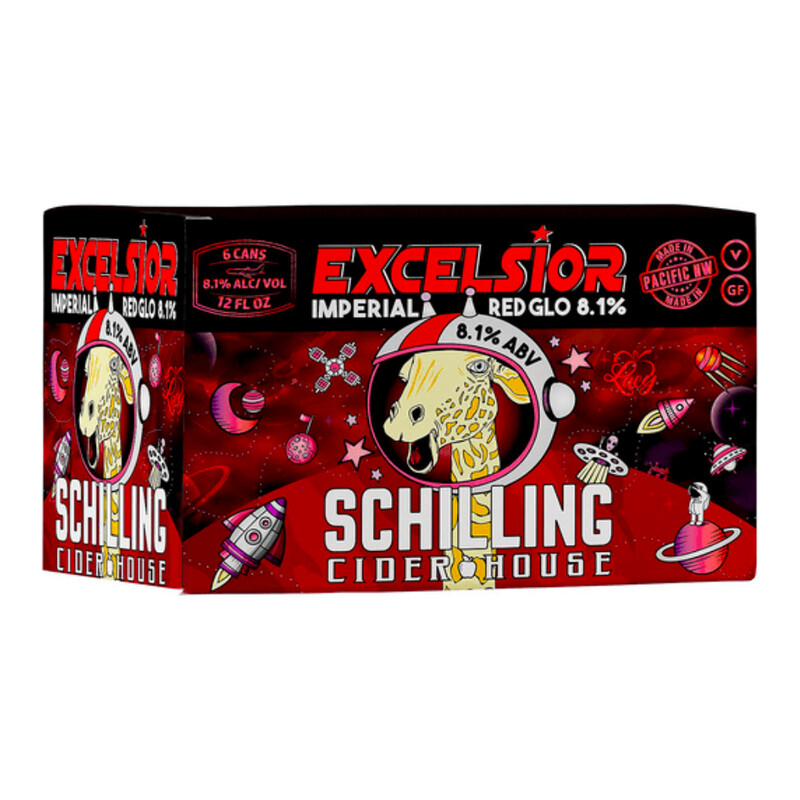 Schilling Red Glo Excelsior Imperial Hard Cider 6pk Cans
