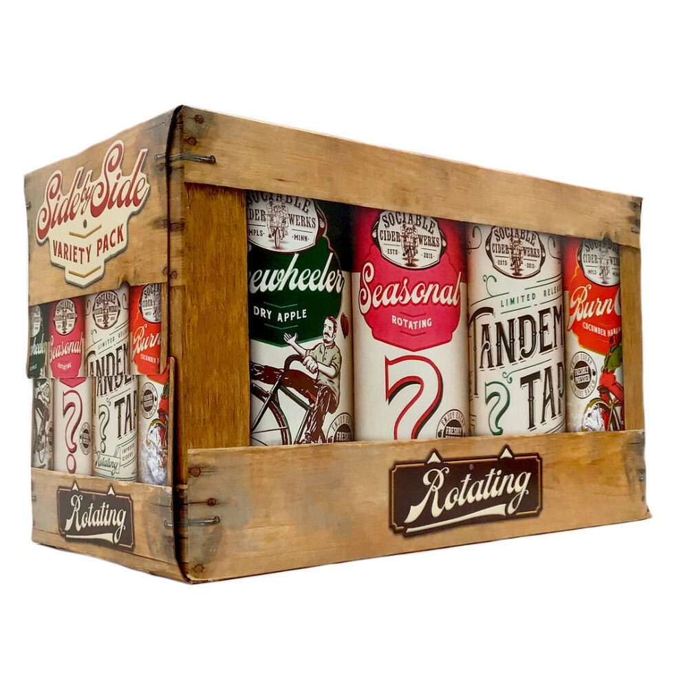 Sociable Side by Side Sampler 8pk Can