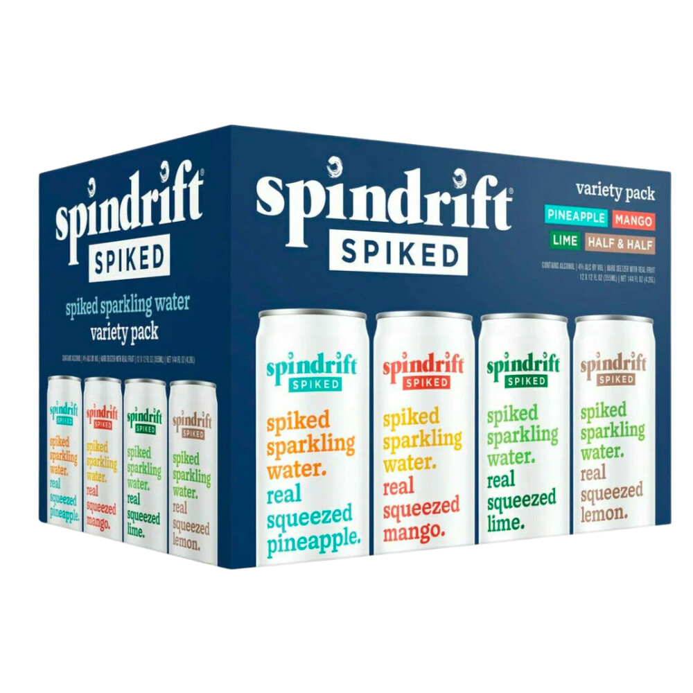 Spindrift Spiked Staycation Variety 12pk Can