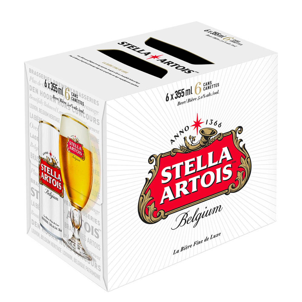 Stella Artois 6pk Can