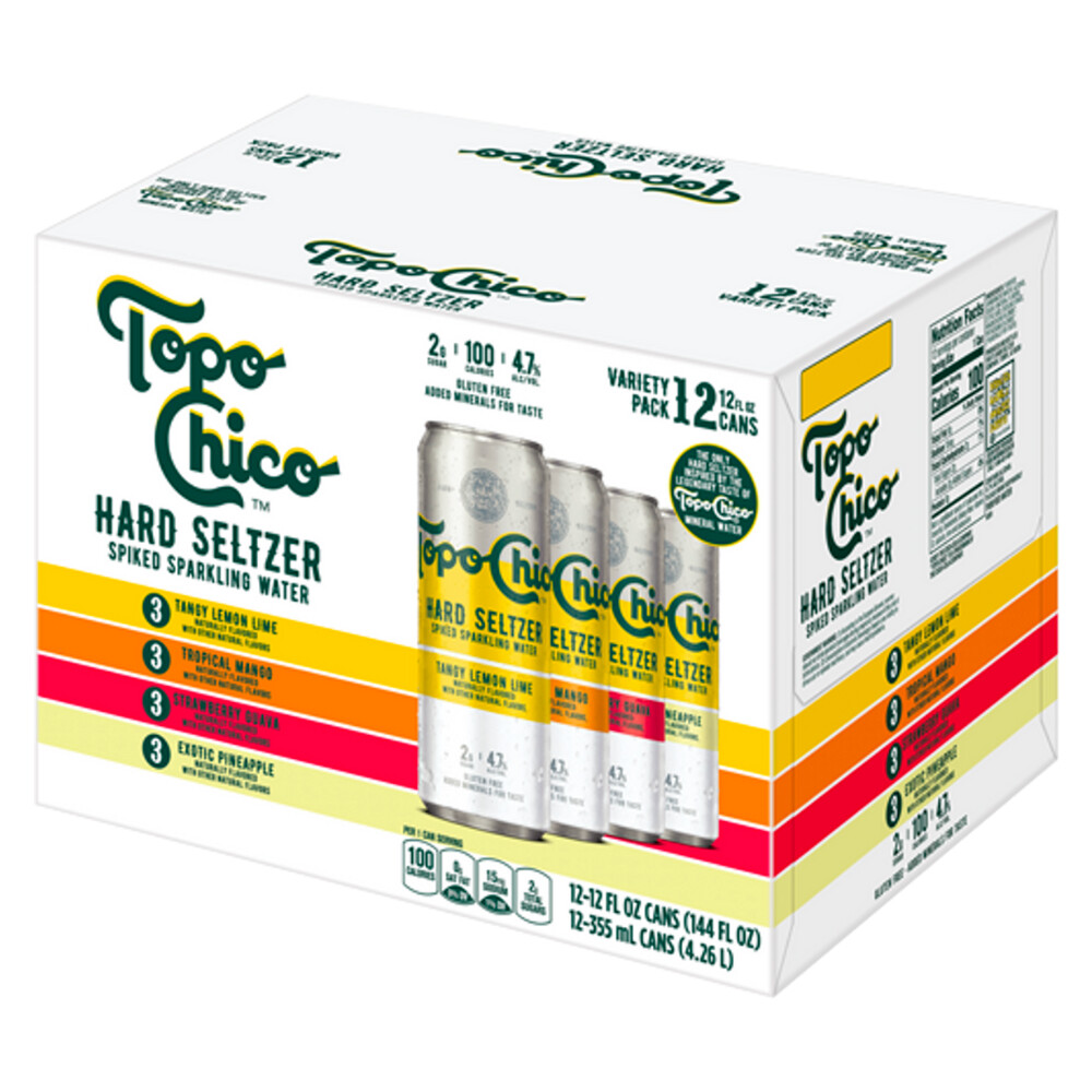 Topo Chico Hard Seltzer Variety 12pk Cans