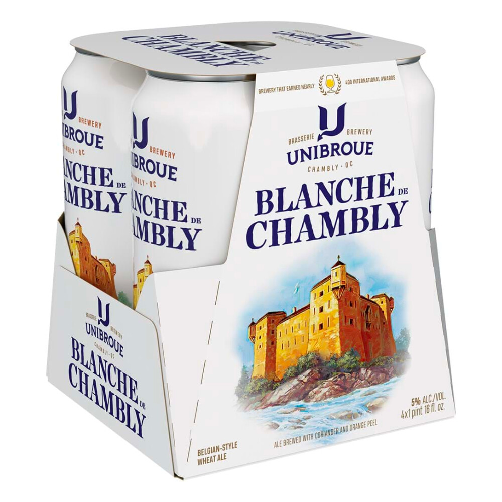 Unibroue 4pk Blanche de Chambly White Ale 4pk Can