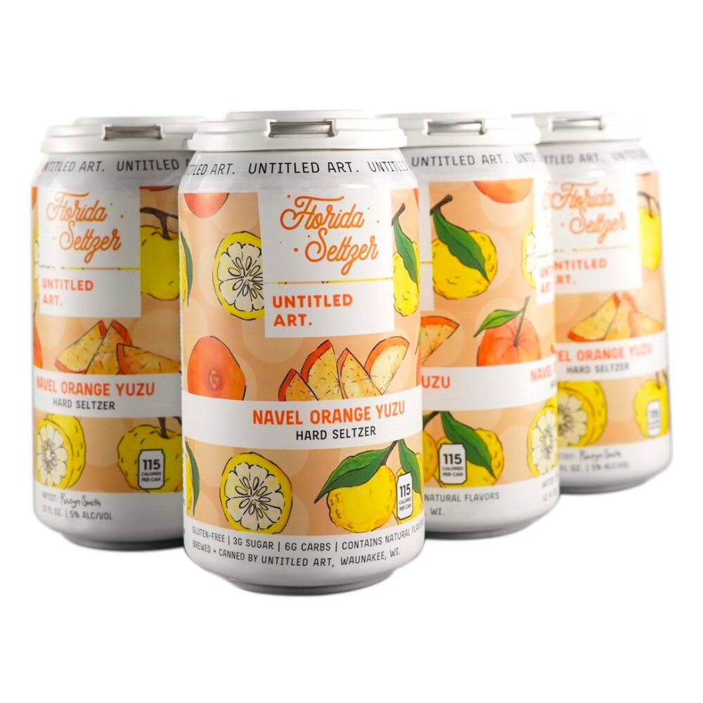 Untitled Art Navel Orange Yuzu Florida Seltzer 6pk Cans
