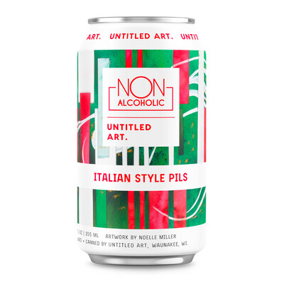 Untitled Art Non-Alcoholic Italian Pilsner 6pk Can