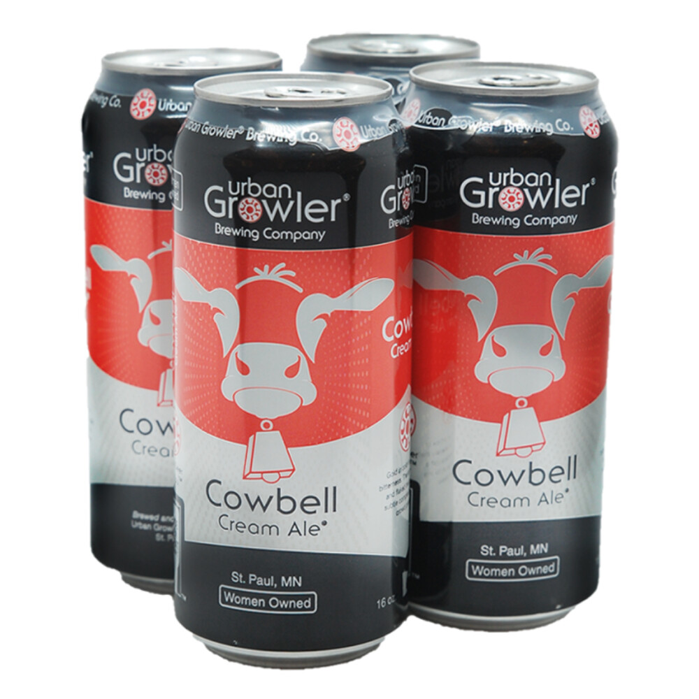 Urban Growler Cowbell Cream Ale 4pk 16oz Cans