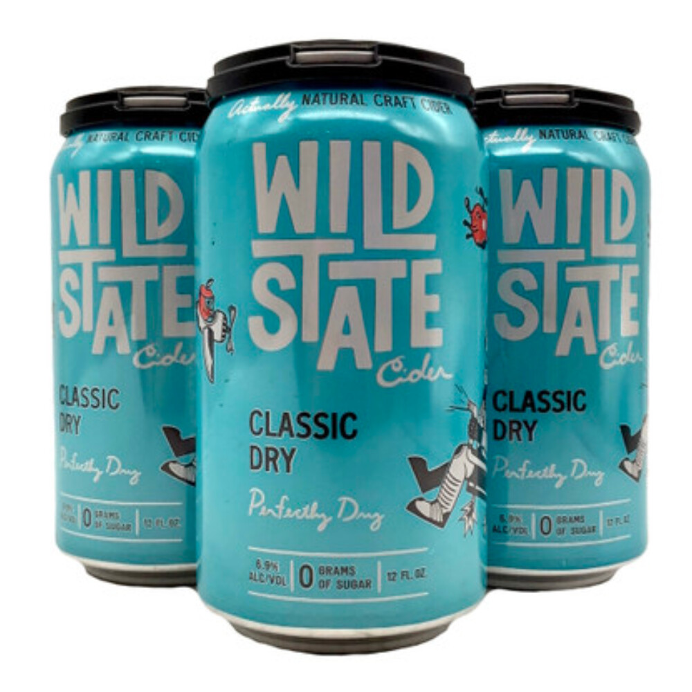 Wild State Classic Dry Cider 4pk Can