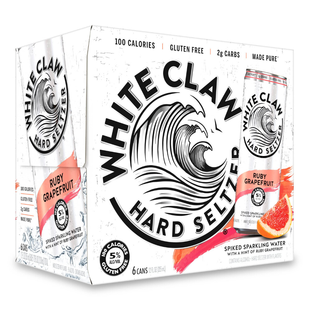 White Claw Ruby Grapefruit 6pk Can