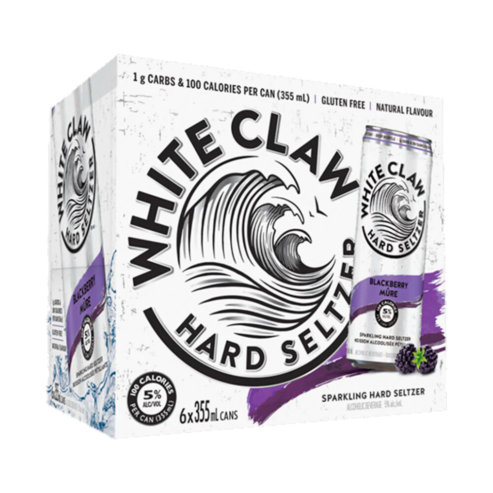 White Claw Blackberry 6pk Can
