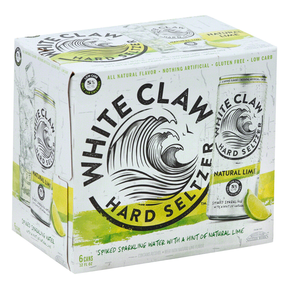 White Claw Lime 6pk Can