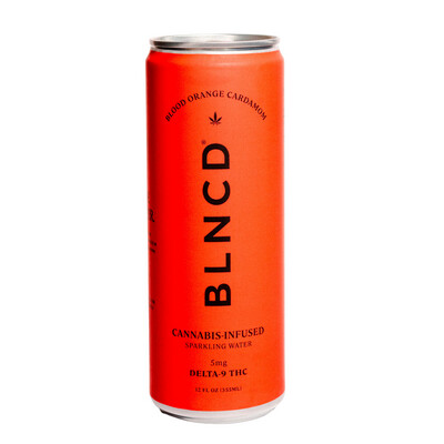BLNCD Blood Orange Cardamom THC Seltzer (5 MG) 4pk Can