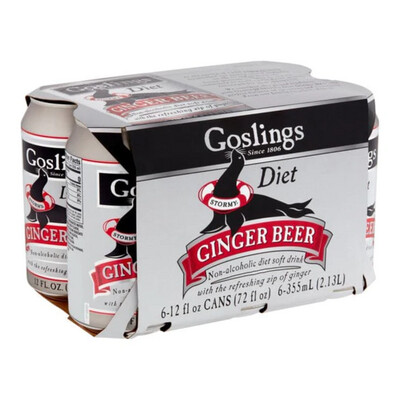 Gosling&#39;s Diet Ginger Beer 6pk Cans