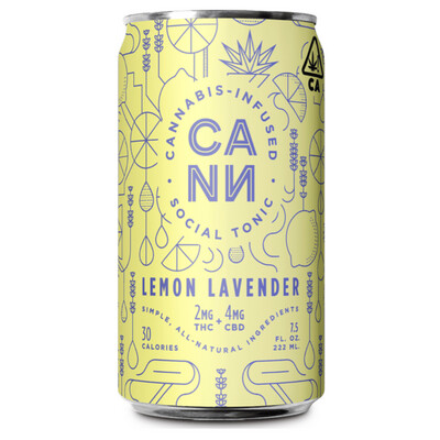 Cann Lemon Lavender THC (2 MG) 6pk Can